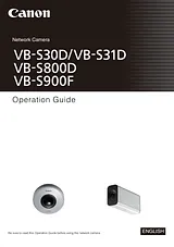 Canon vb-s800d Manual Do Utilizador