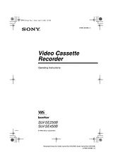 Sony SLV-SE250B Benutzerhandbuch