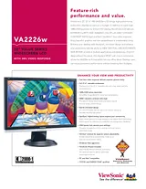 Viewsonic VA2226w VS11803D Folheto