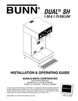 Bunn Dual SH Инструкции Пользователя