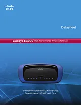 Linksys E3000 E3000-EN 데이터 시트