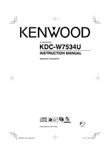 Kenwood KDC-W7534U Manual Do Utilizador