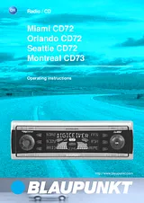 Blaupunkt Miami CD72 User Manual