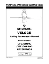 Emerson CF230BS00 Manual Do Utilizador