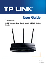 TP-LINK TD-W9980 Manuale Utente