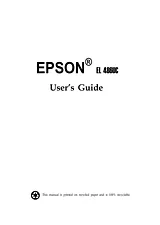Epson EL 486UC User Manual