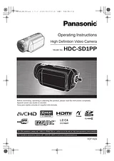 Panasonic HDC-SD1 User Manual