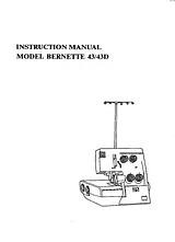 Bernina Bernette 43 / 43D Owner's Manual
