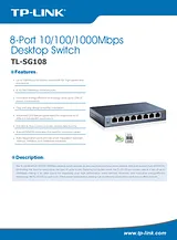 TP-LINK TL-SG108 产品宣传页