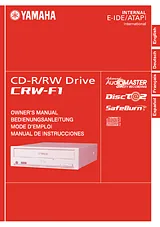 Yamaha CRW-F1-NB Manual Do Utilizador