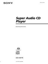 Sony SCD-XB770 User Manual