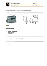 Lappkabel EPIC® H-A 10 SGR M25 ZW Socket housing with 1 Longitudinal side ironing 19448000 Data Sheet