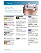 Sony DSC-U20 Guide De Spécification