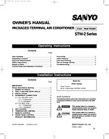 Sanyo STW-2 Series Справочник Пользователя