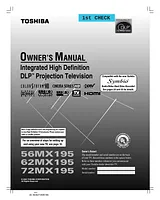 Toshiba 56MX195 User Manual