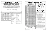 McCulloch 28cc Manuale Utente