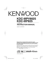 Kenwood KDC-MP825 Справочник Пользователя