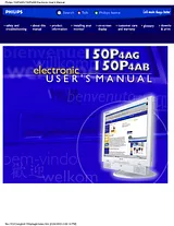 Philips 150P4AB Benutzerhandbuch