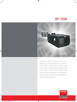 Barco DP-1500 Specification Guide