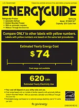 Samsung RF260BEAESP Energy Guide