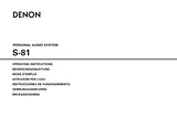 Denon S-81 User Manual