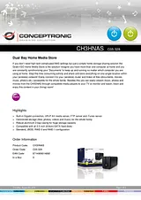 Conceptronic Dual Bay Home Media Store C05-328 사용자 설명서