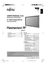 Fujitsu p42hha30ws ユーザーズマニュアル