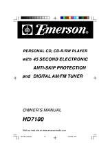 Emerson HD7100 Manual Do Utilizador