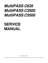Canon multipass c635, c3500, c5500 Manuale Di Servizio