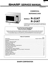 Sharp R-24AT User Manual