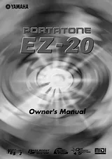 Yamaha EZ-20 Manuale Proprietario