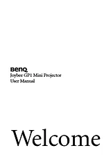 Benq Projector model gp1 Manual Do Utilizador