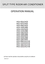 Haier hsu-05lea03 Betriebsanweisung
