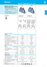 Finder 4C.52.9.024.0050 8A Relay Interface Module 2 changeover contacts. 24 Vdc 4C.52.9.024.0050 Data Sheet