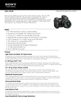Sony DSC-H9 Specification Guide