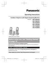 Panasonic KXTGE445 작동 가이드