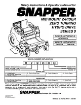 Snapper MZM2300KH Benutzerhandbuch
