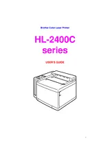Brother HL-2400C Owner's Manual