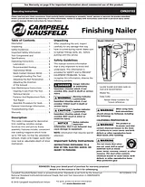 Campbell Hausfeld IN732500AV Справочник Пользователя