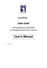 LevelOne GSW-2690 Benutzerhandbuch