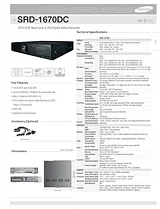 Samsung SRD-1670DC Merkblatt
