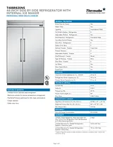 Thermador T48BR820NS Specification Guide