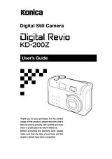 Konica Minolta KD-200Z Manual Do Utilizador