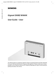 Gigaset Communications GmbH SX682 사용자 설명서