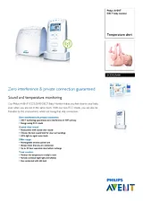 Philips AVENT DECT Baby Monitor SCD525/00 SCD525/00 Leaflet