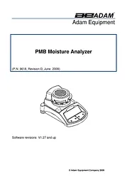 Adam Equipment Humidifier 9618 Revision D User Manual