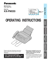 Panasonic KX-FM220 Manual Do Utilizador