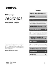ONKYO dv-cp702 Справочник Пользователя