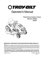 Troy-Bilt V809h Справочник Пользователя