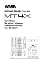 Yamaha MT4X Manual Do Utilizador